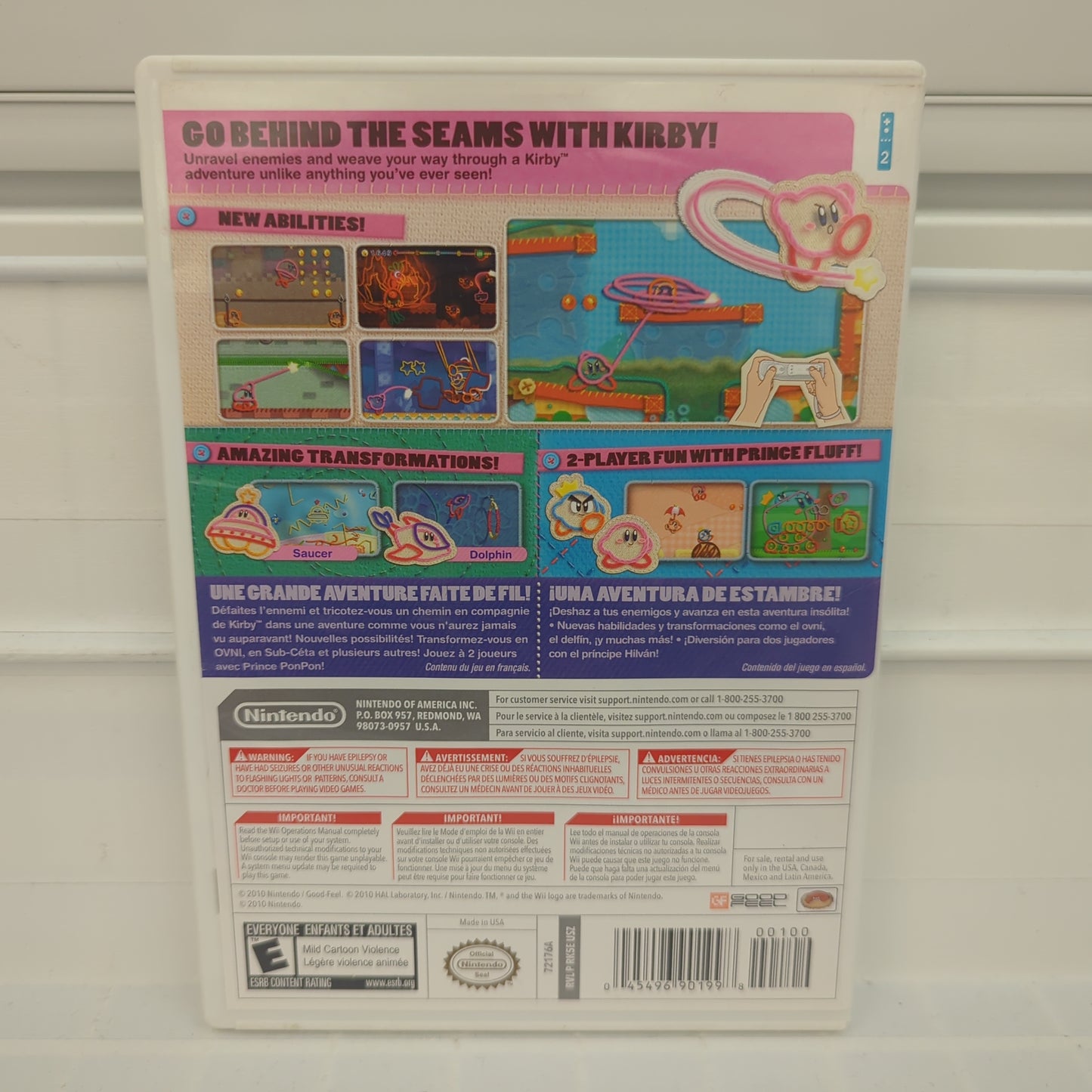 Kirby's Epic Yarn - Wii