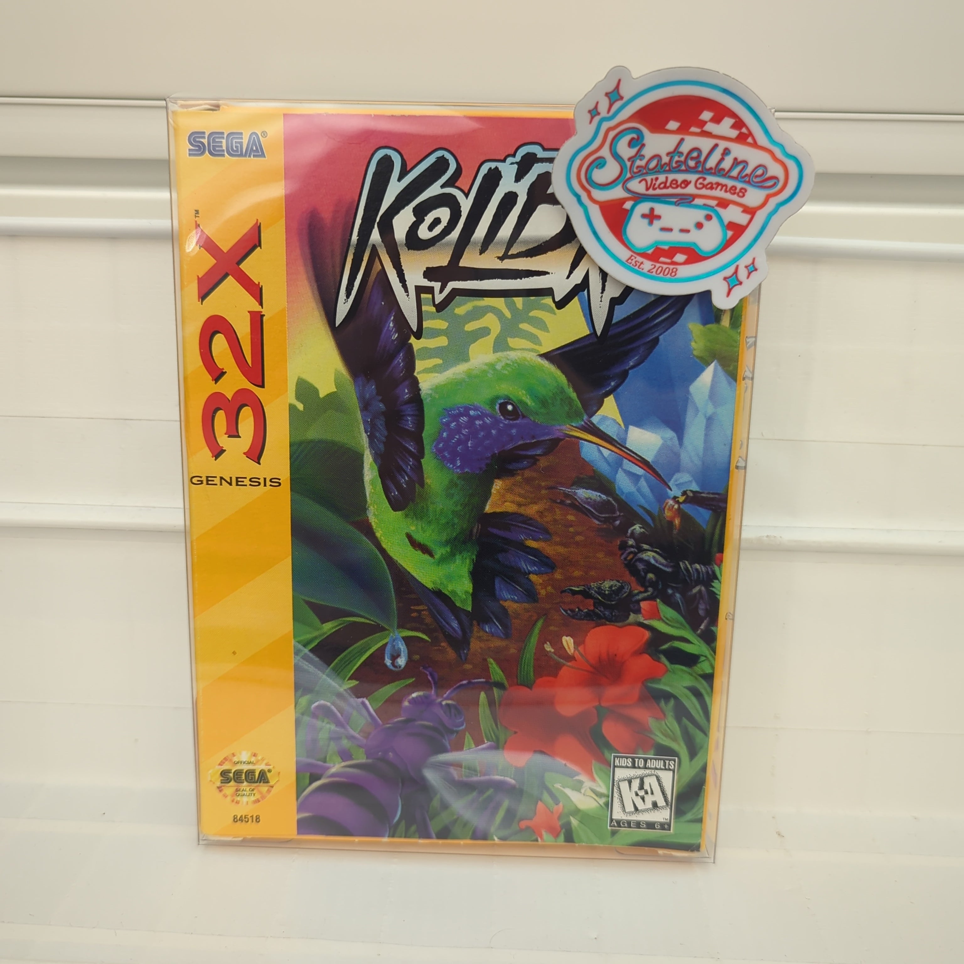 Sega 32x Kolibri game Rare Tested & store Working