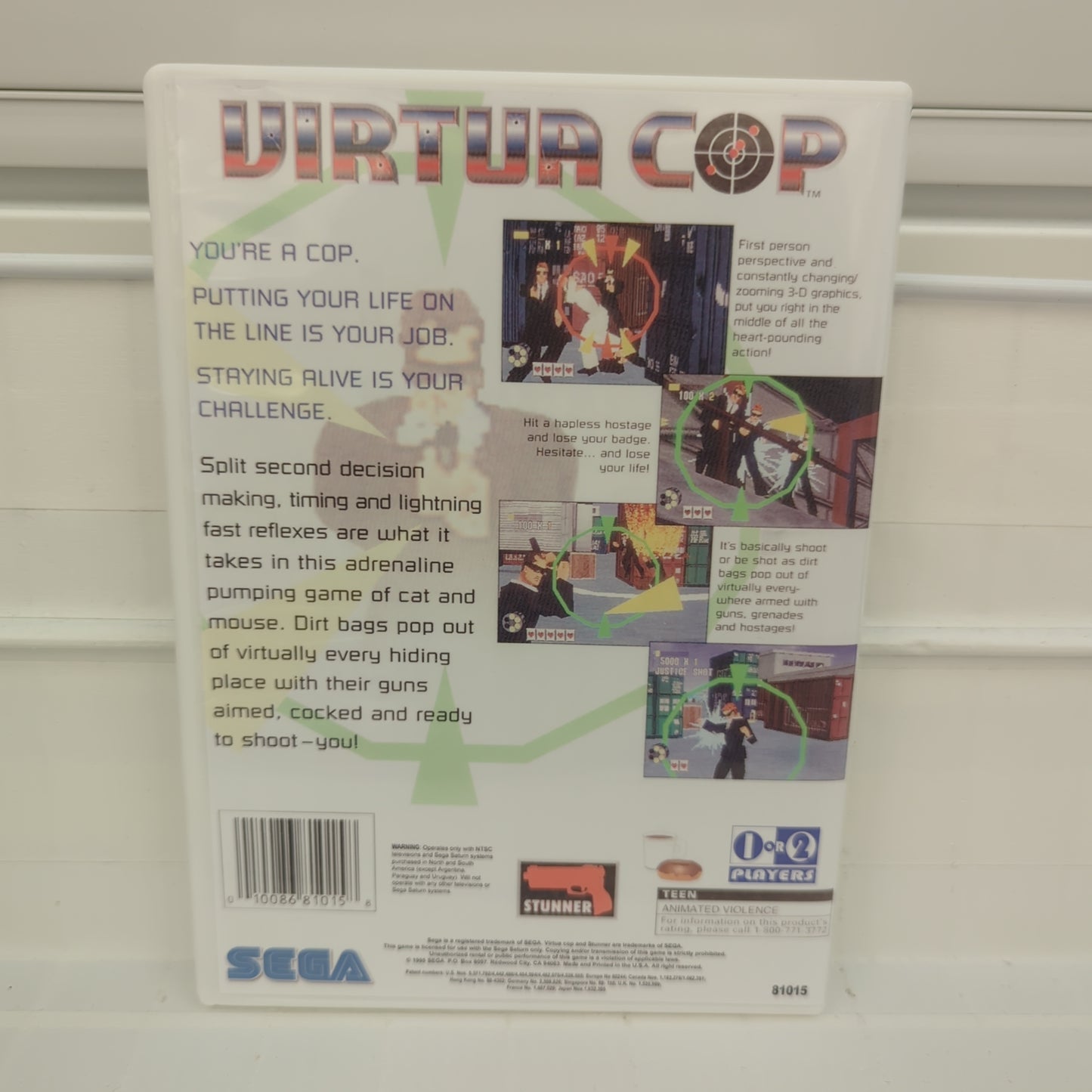 Virtua Cop - Sega Saturn