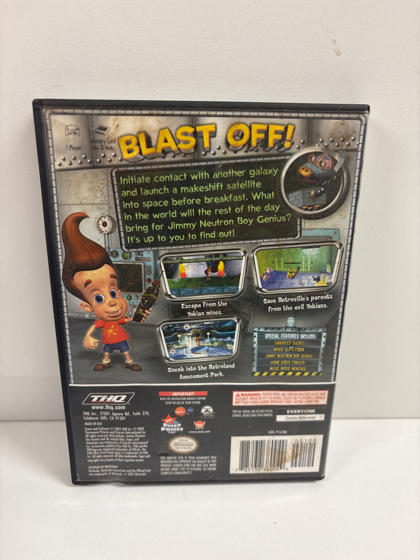 Jimmy Neutron Boy Genius - Gamecube