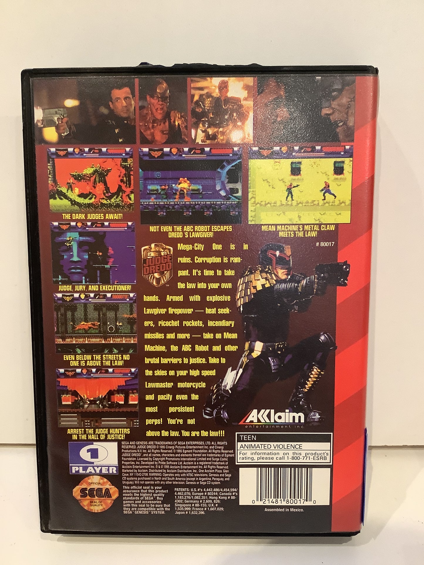 Judge Dredd - Sega Genesis