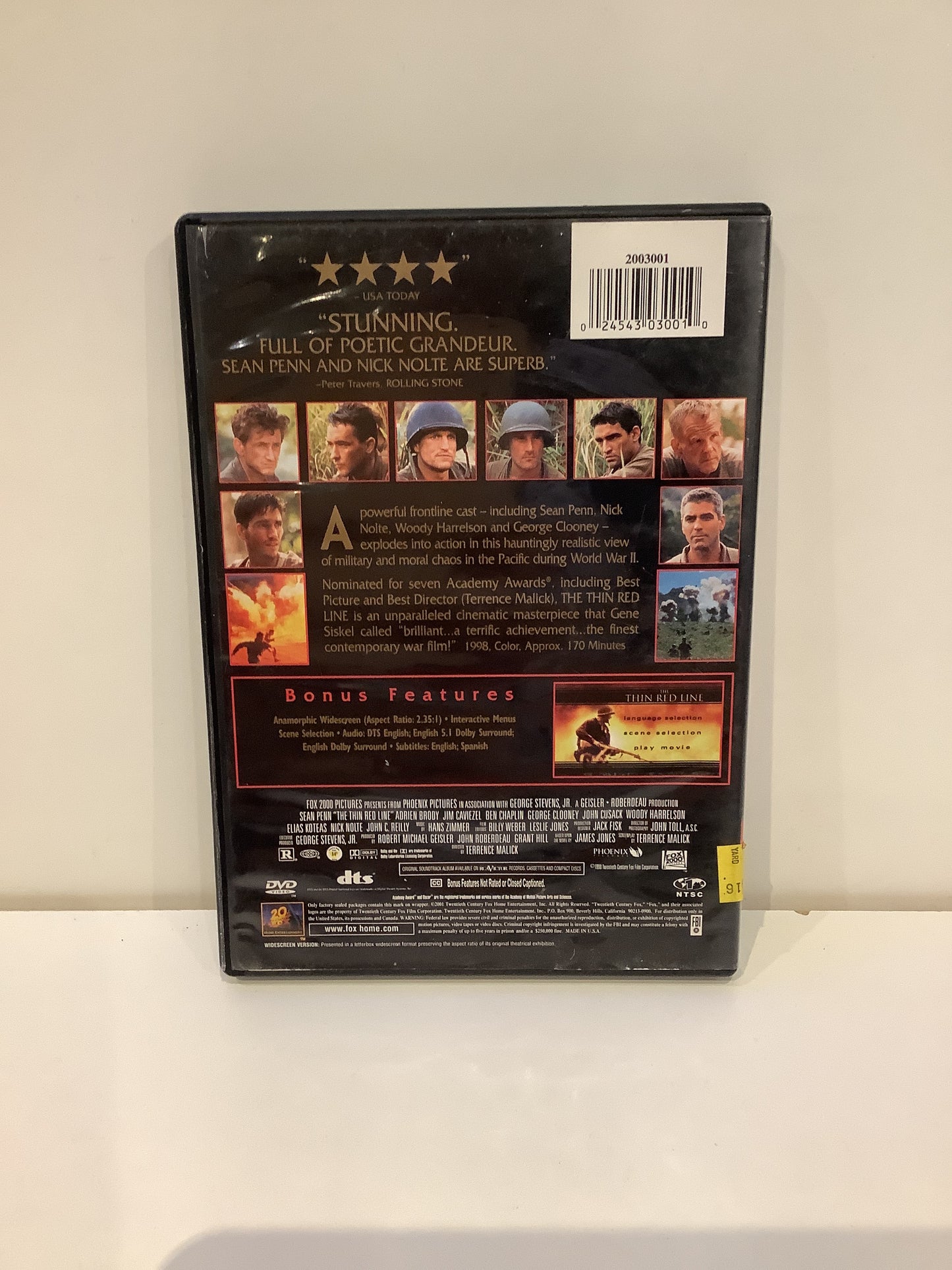 The Thin Red Line - DVD