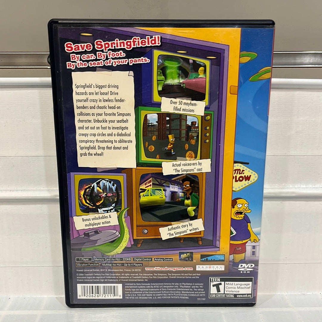 The Simpsons Hit and Run store Greatest Hits For Playstation 2