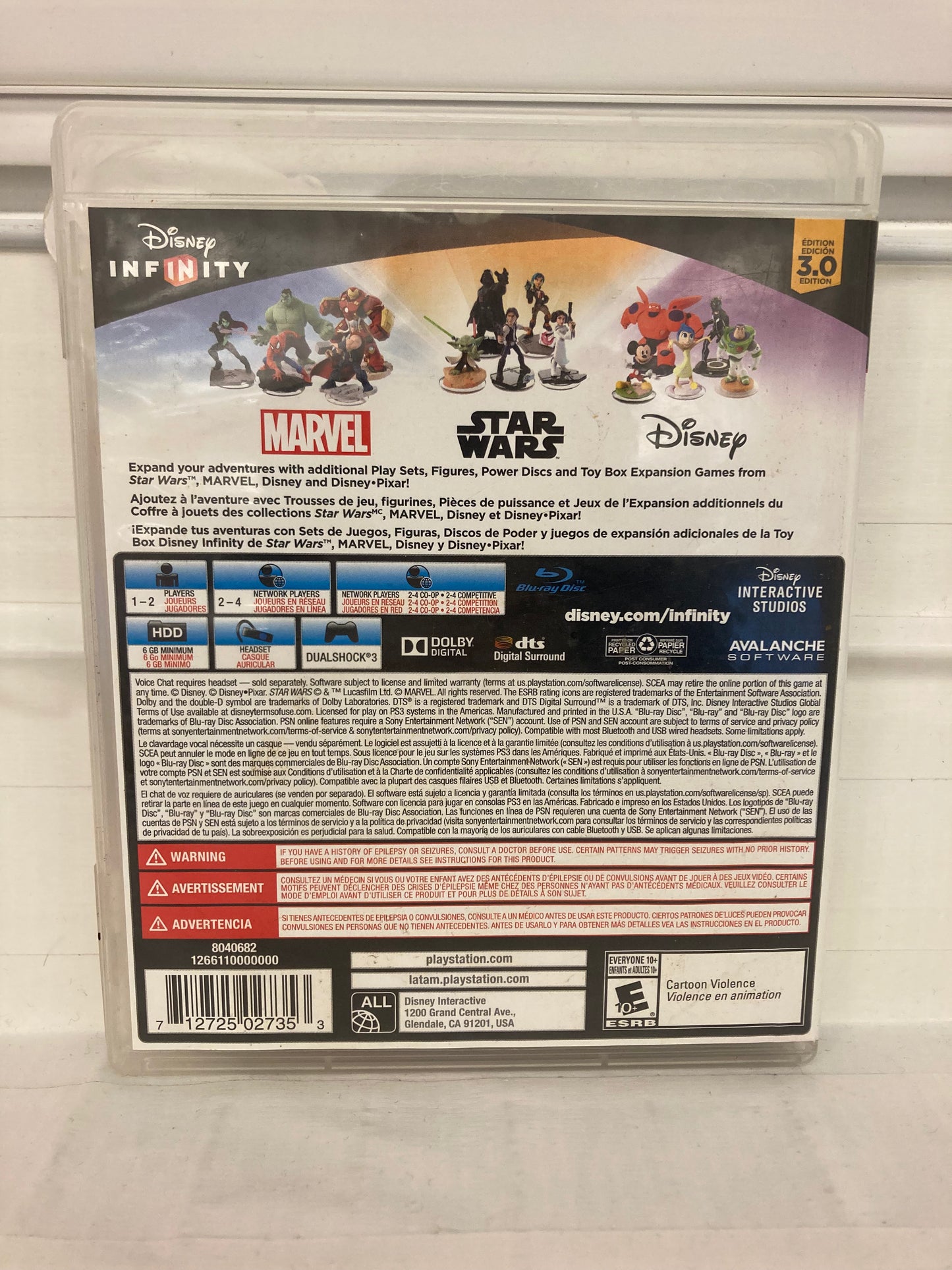 Disney Infinity 3.0 - Playstation 3