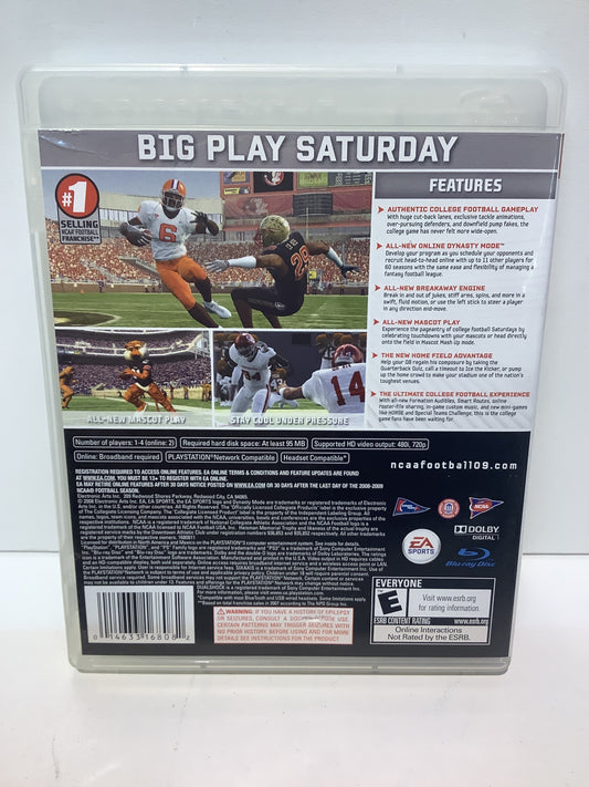 NCAA Football 09 - Playstation 3