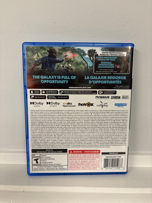 Star Wars: Outlaws [Limited Edition] - PlayStation 5