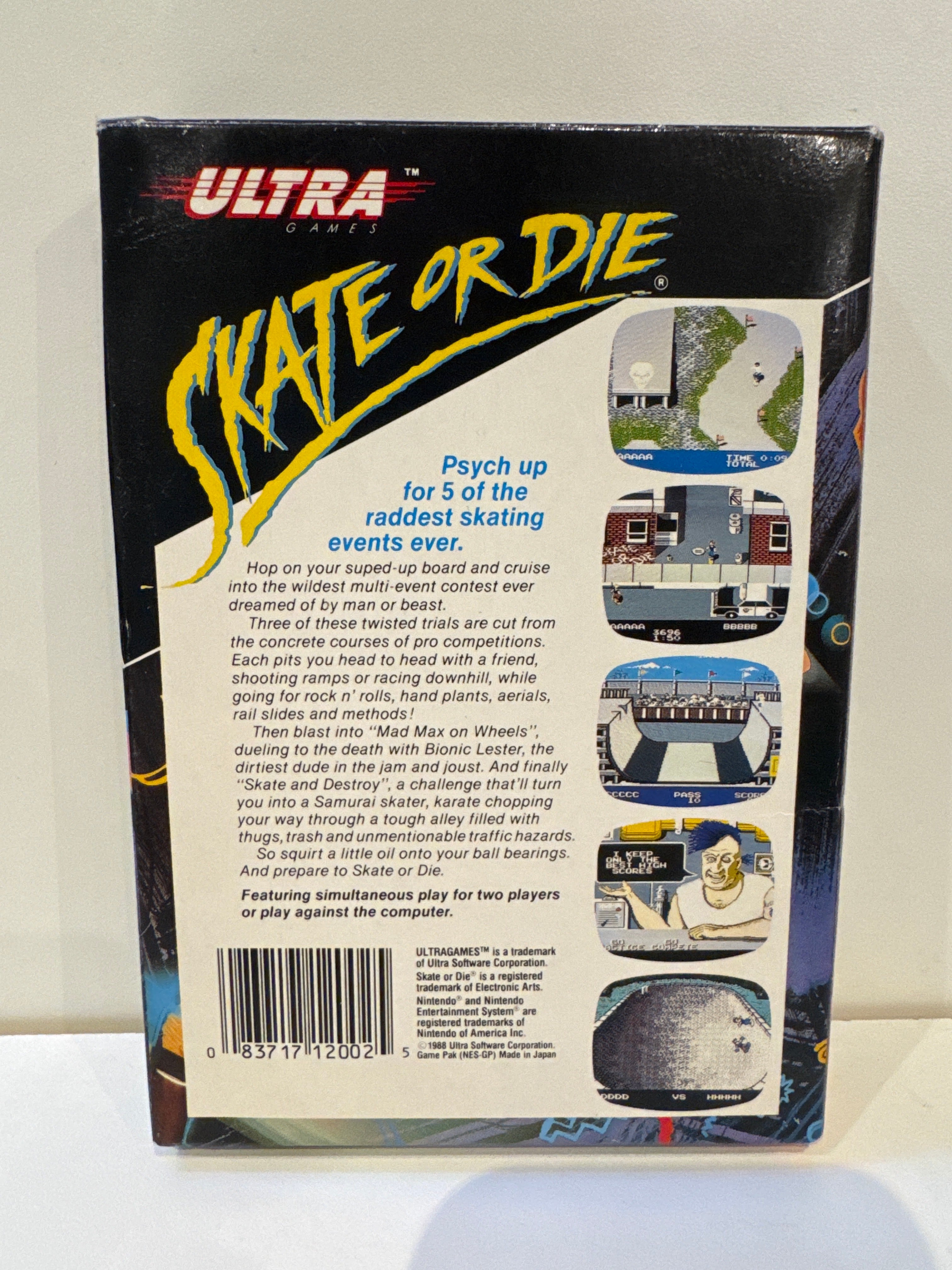 Skate or Die - NES – Stateline Video Games Inc.