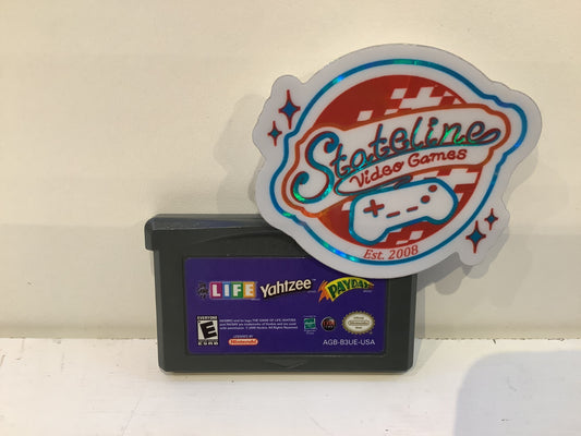 Life/Yahtzee/Payday - GameBoy Advance