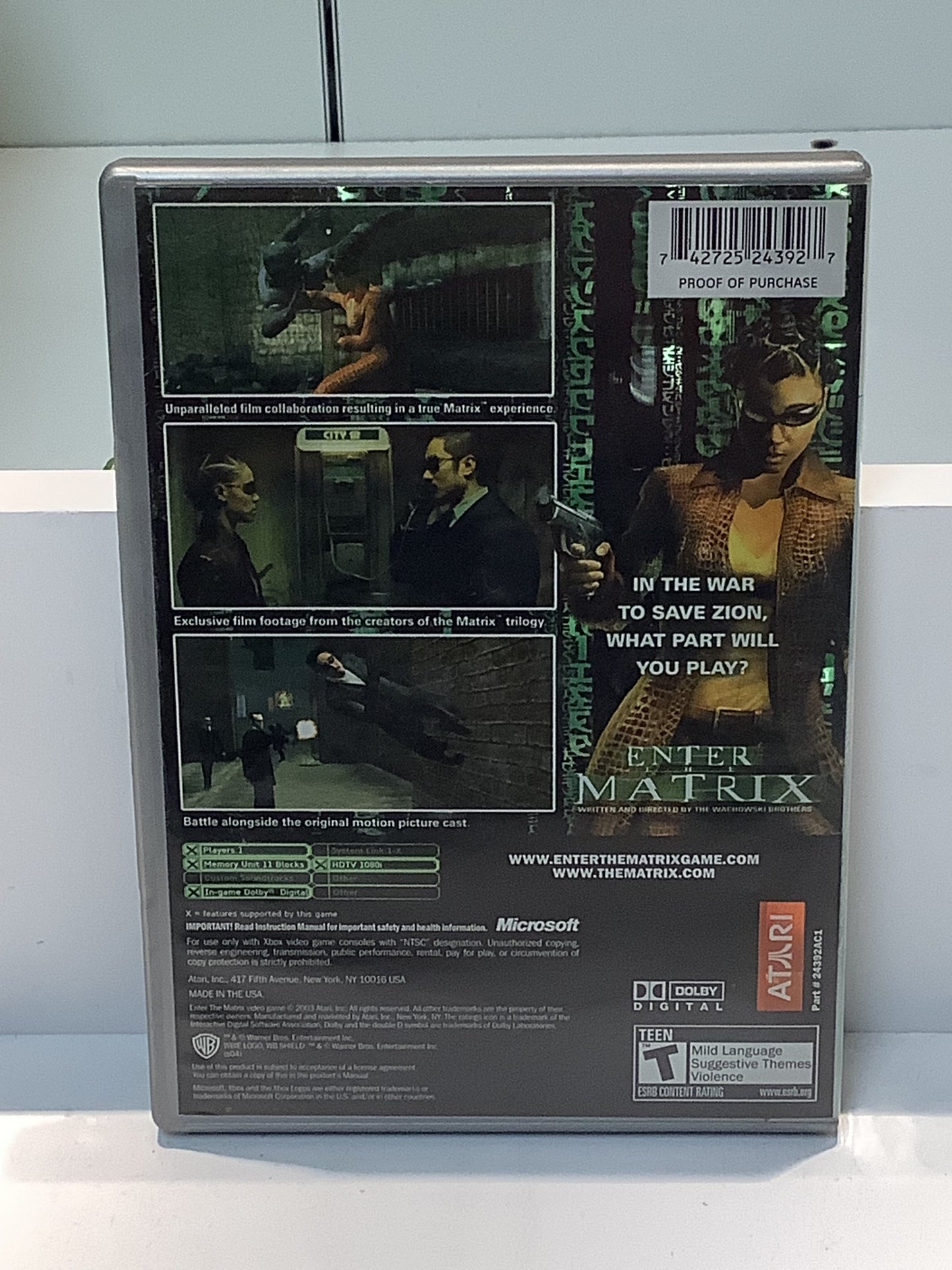 Enter the Matrix [Platinum Hits] - Xbox