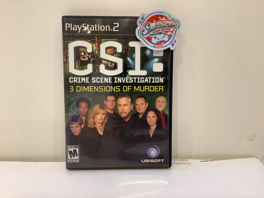 CSI 3 Dimensions of Murder - Playstation 2