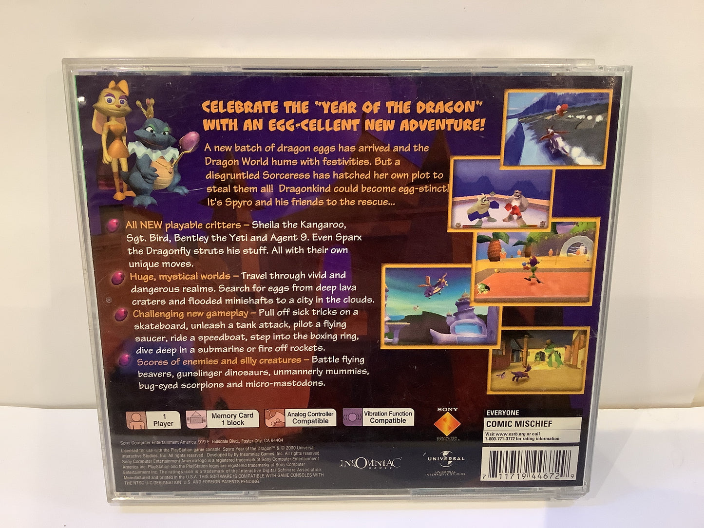 Spyro Year of the Dragon [Greatest Hits] - Playstation
