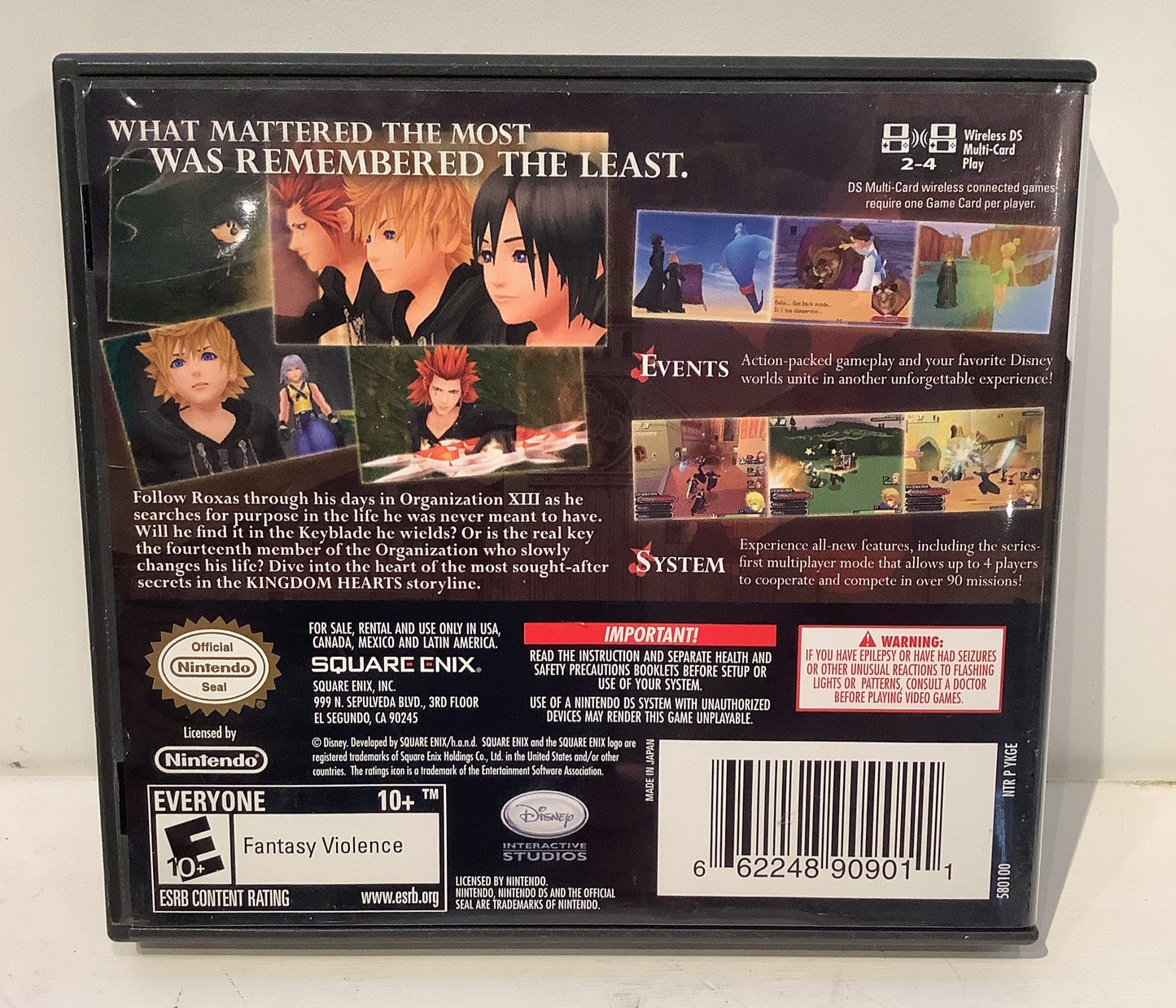 Kingdom Hearts 358/2 Days - Nintendo DS