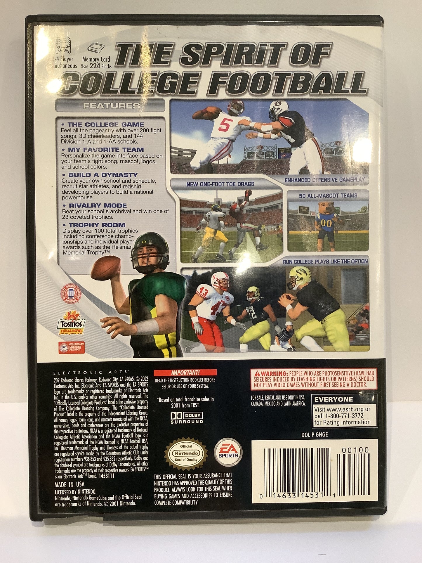 NCAA Football 2003 - Gamecube