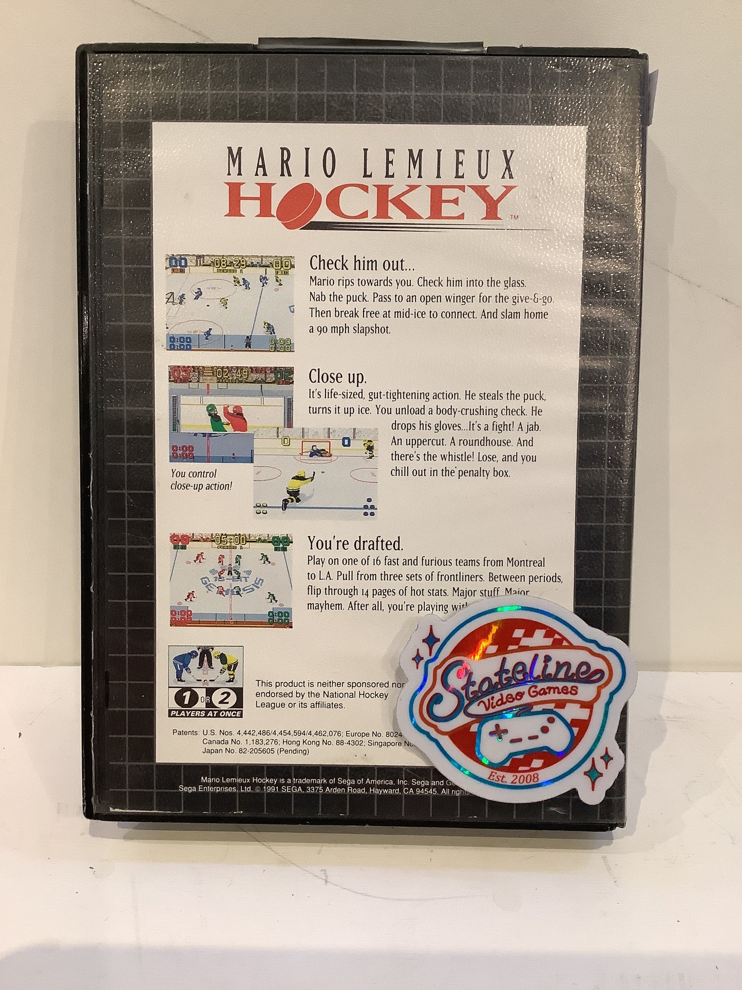 Mario Lemieux Hockey - Sega Genesis