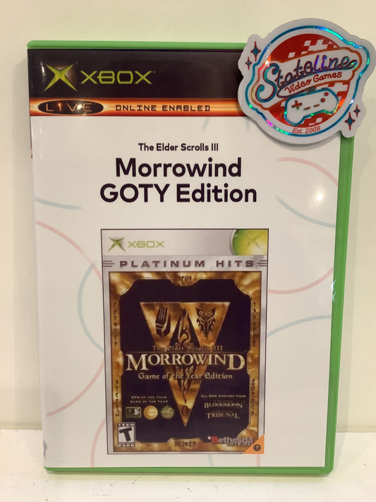 Elder Scrolls III Morrowind Platinum [Game of the Year] - Xbox