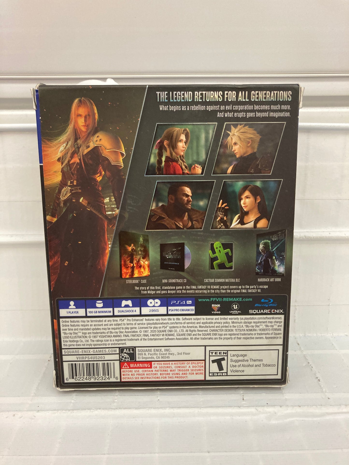 Final Fantasy VII Remake [Deluxe Edition] - Playstation 4