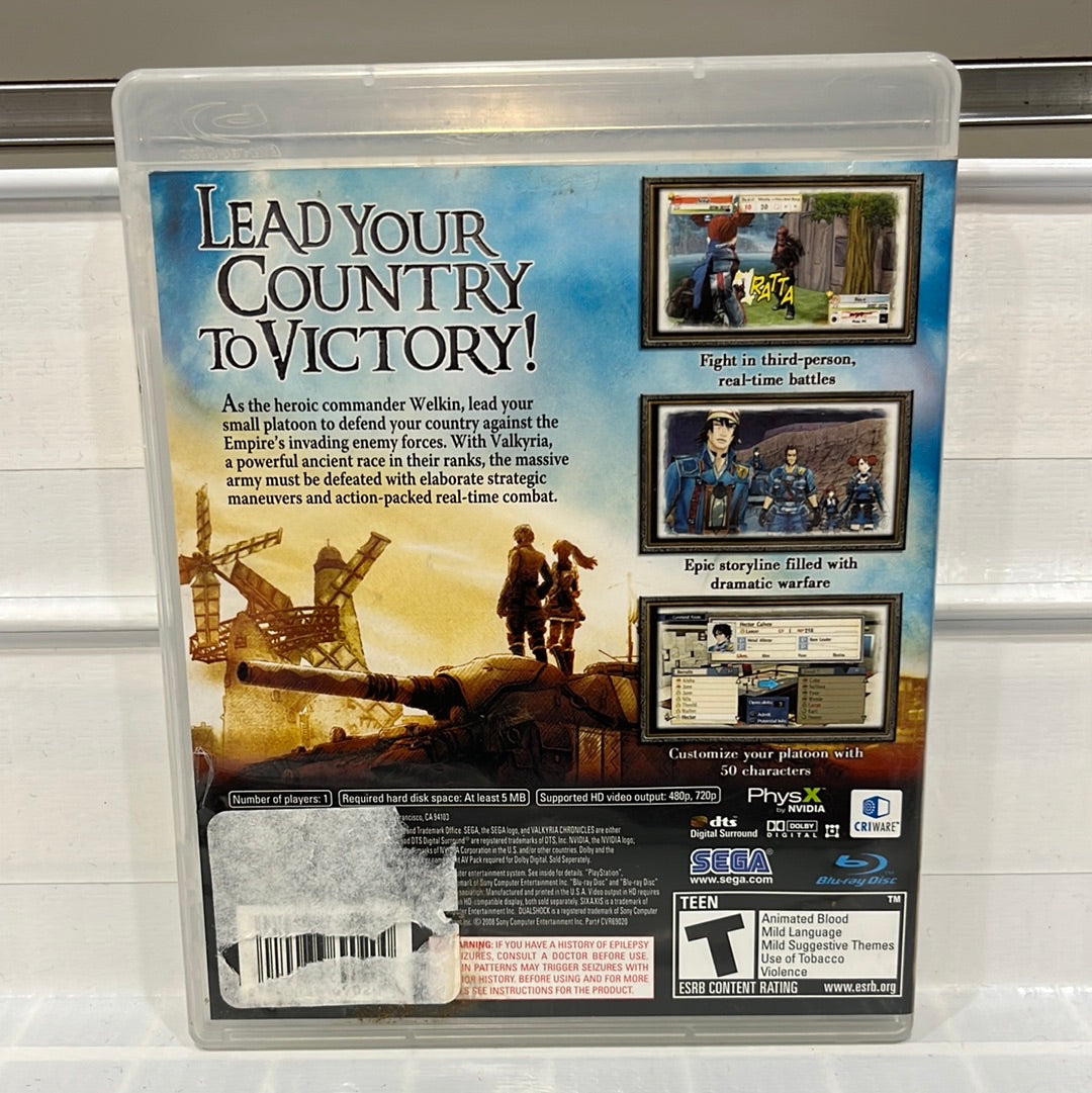 Valkyria Chronicles - Playstation 3