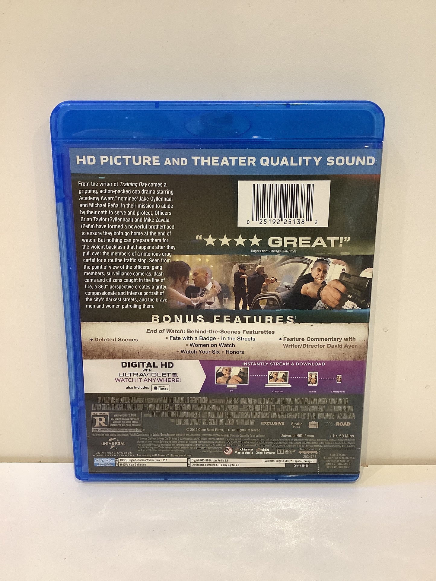 End of Watch - Blu-Ray