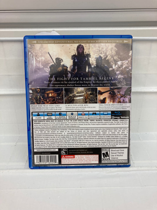 Elder Scrolls Online: Tamriel Unlimited - Playstation 4