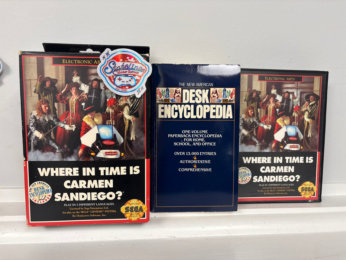 Where in Time is Carmen Sandiego - Sega Genesis