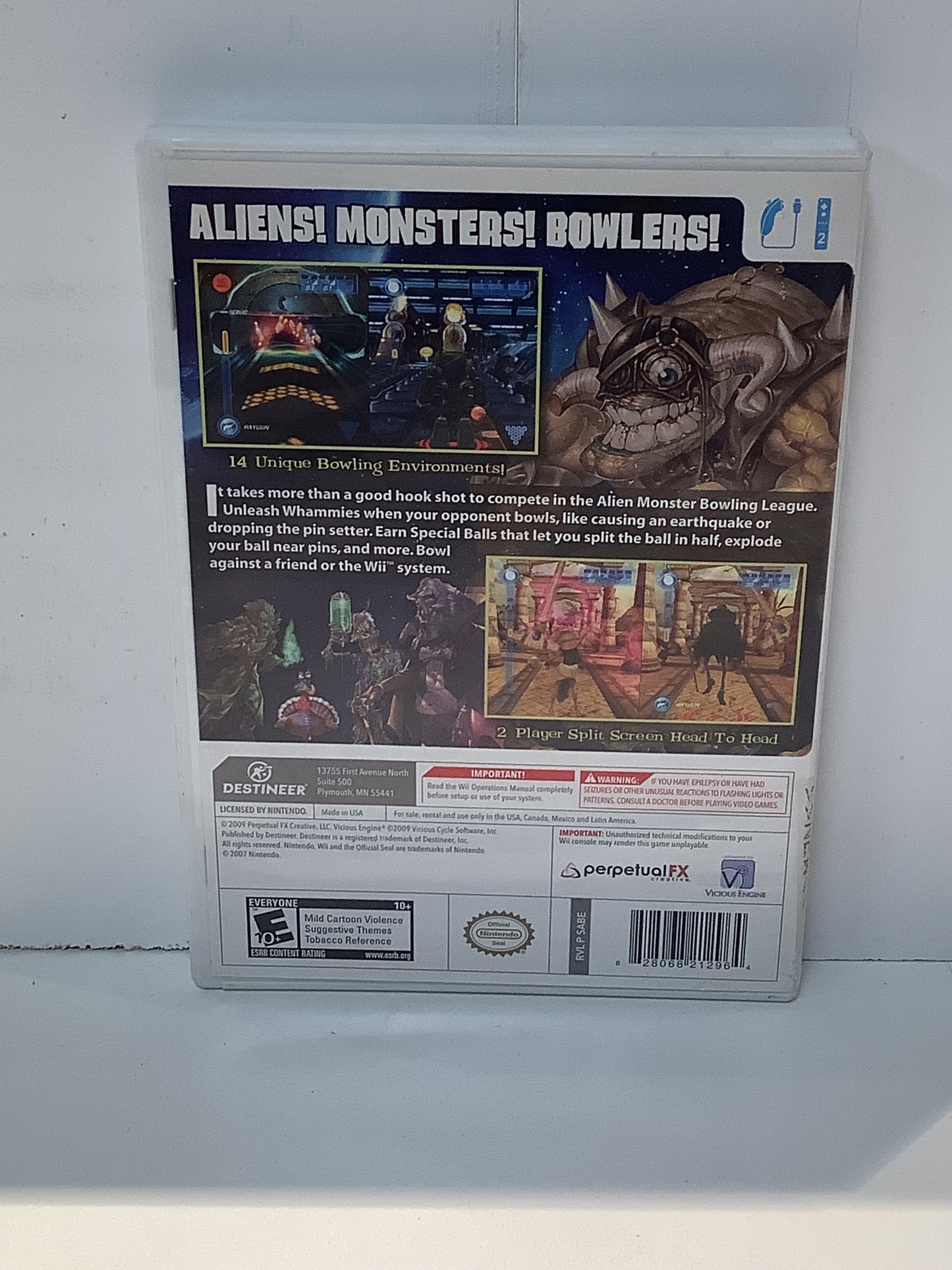 Alien Monster Bowling League - Wii