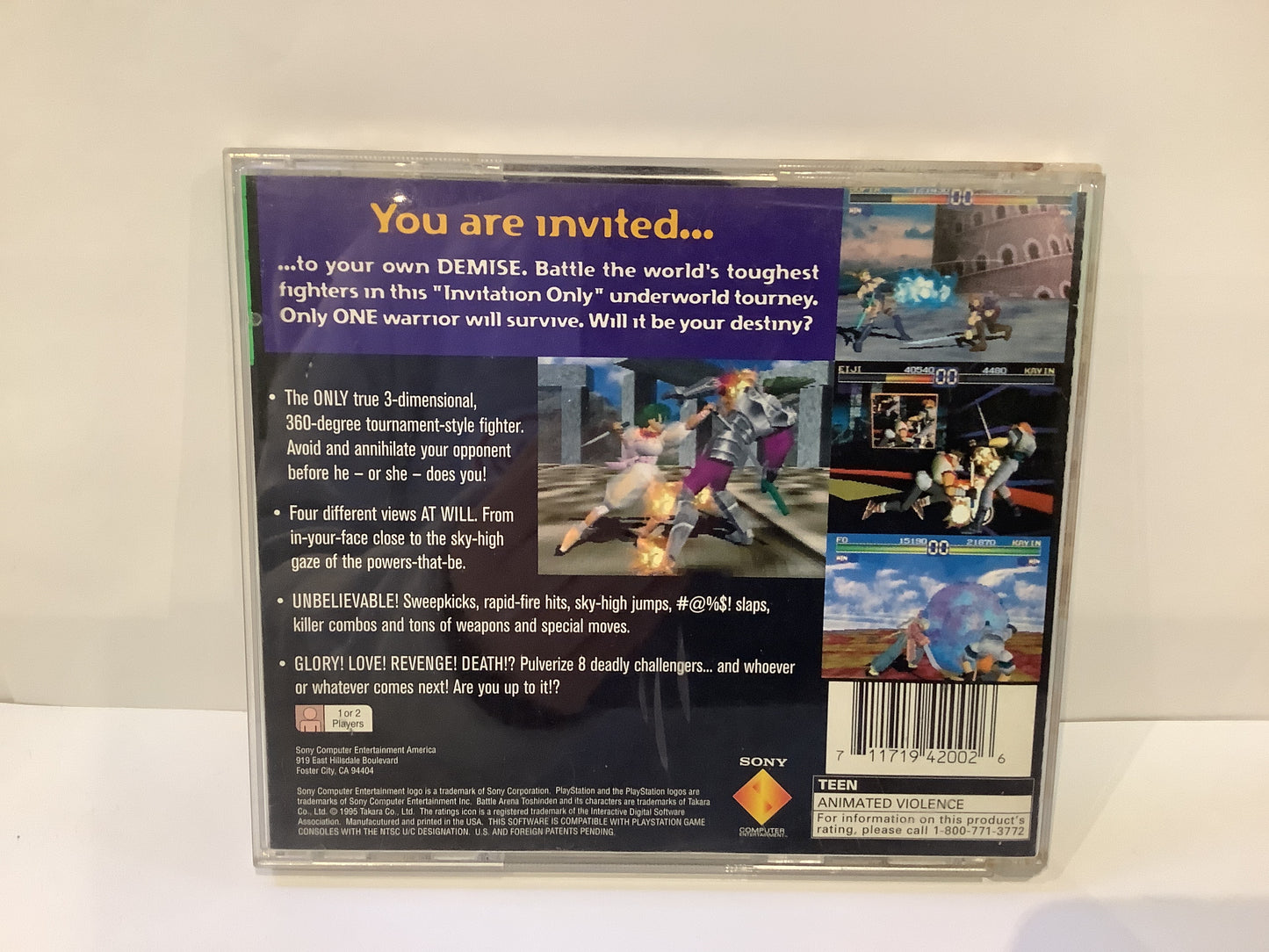 Battle Arena Toshinden [Greatest Hits] - Playstation