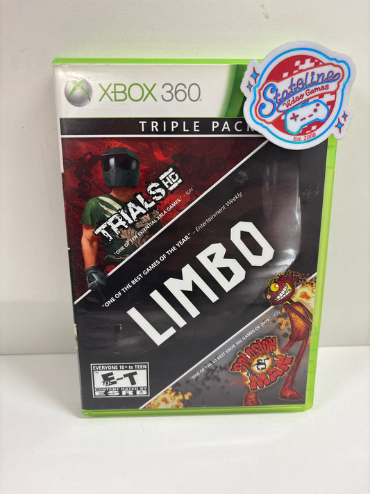 Triple Pack: Limbo, Trials HD, Splosion Man - Xbox 360