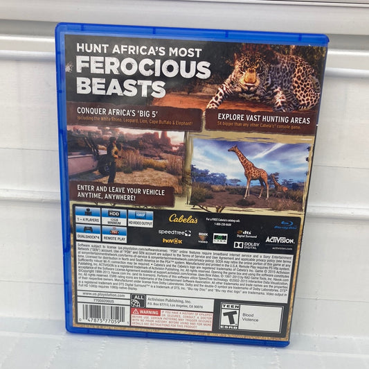 Cabela's African Adventures - Playstation 4