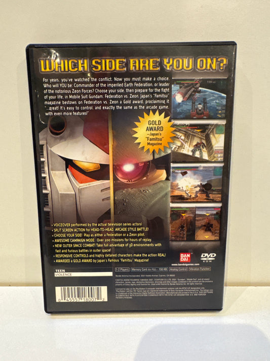 Mobile Suit Gundam Federation vs Zeon - Playstation 2