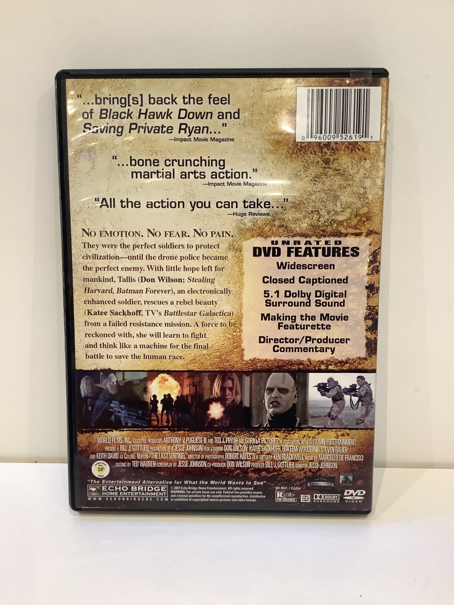 The Last Sentinel - DVD