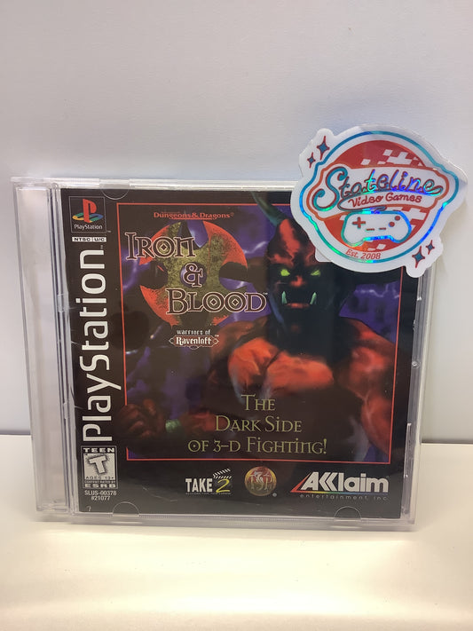 Advanced Dungeons & Dragons Iron and Blood - Playstation