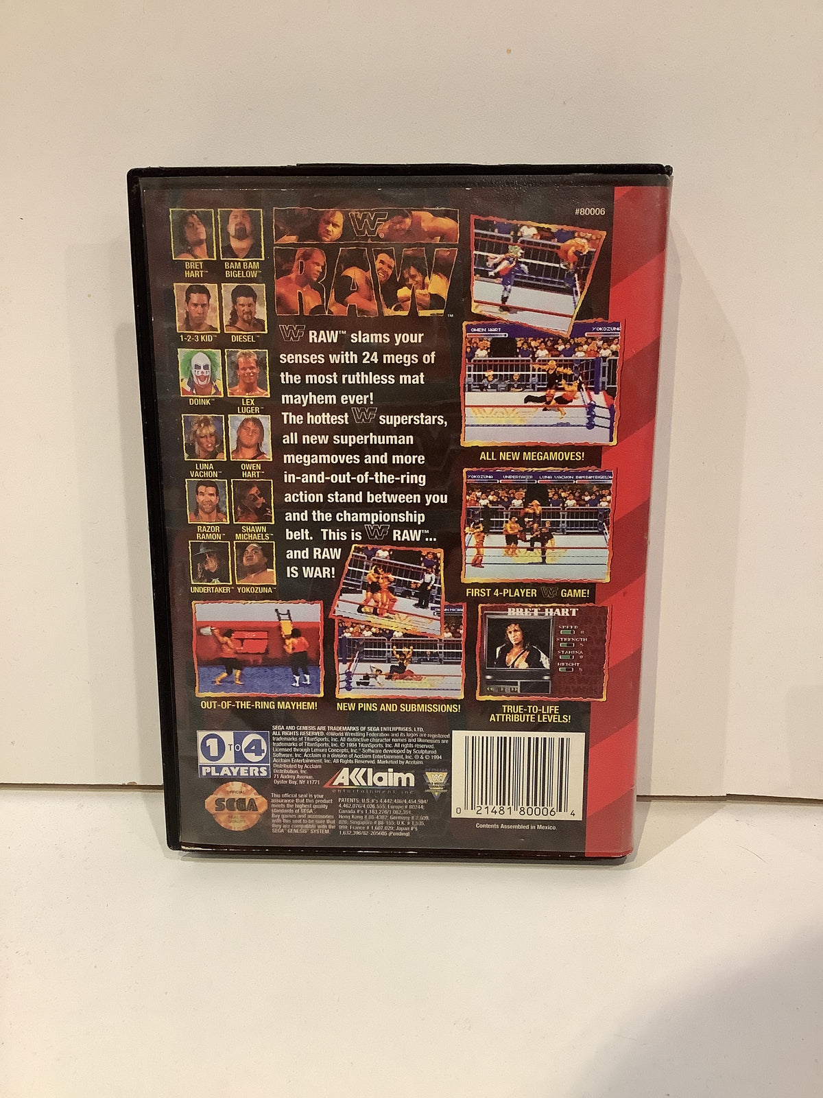 WWF Raw - Sega Genesis