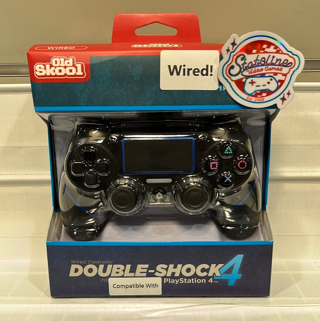 Old Skool Double Shock 4 Wired Controller - Playstation 4