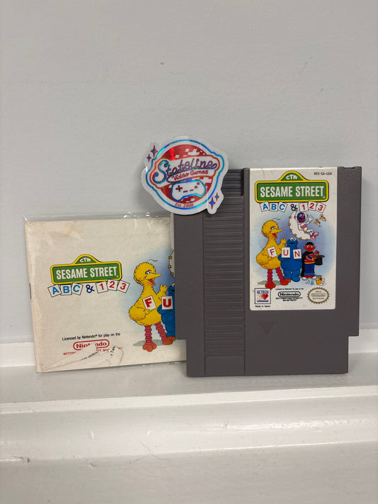 Sesame Street ABC and 123 - NES