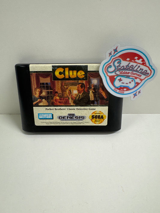 Clue - Sega Genesis