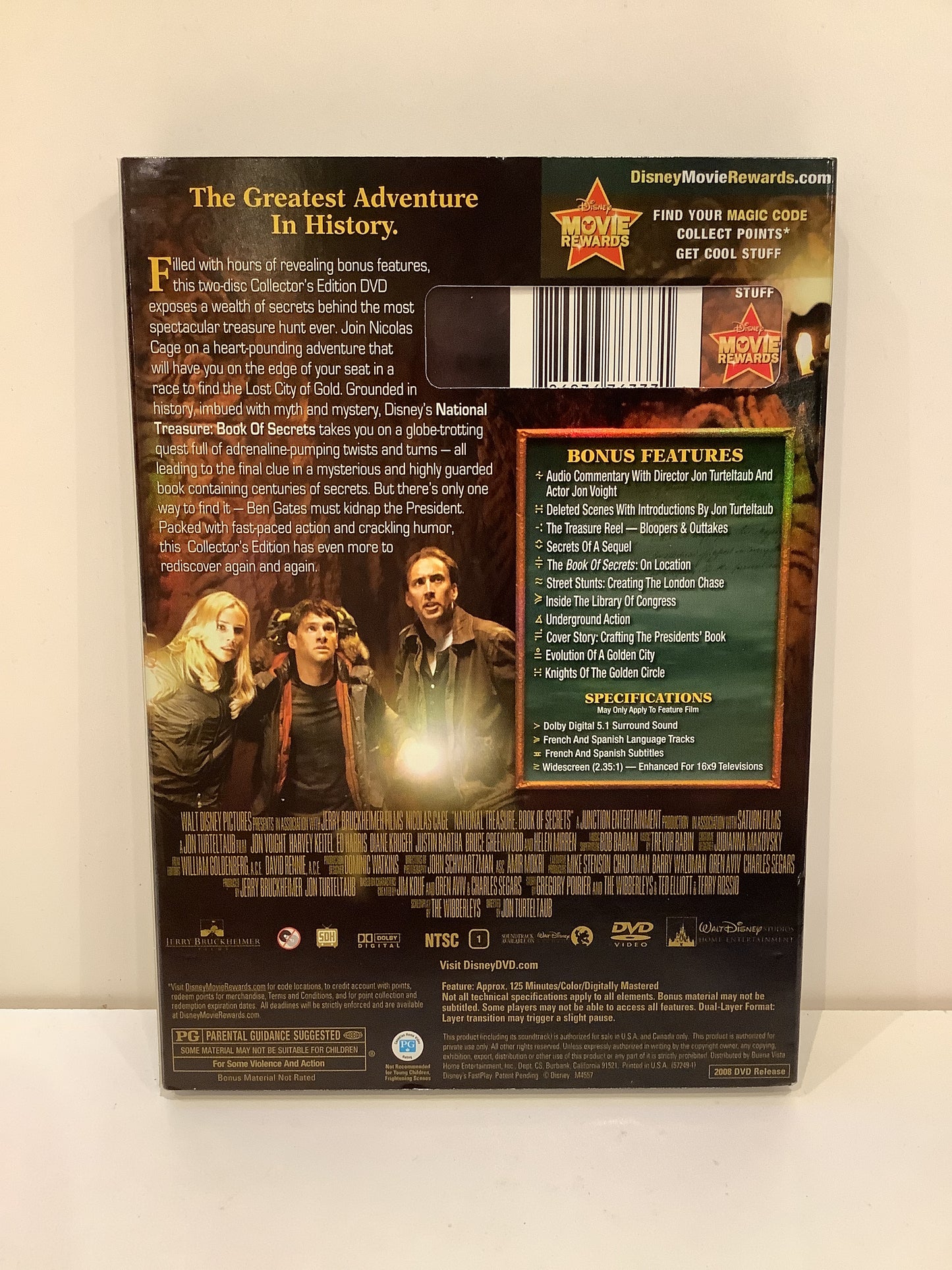 National Treasure 2: Book of Secrets - DVD