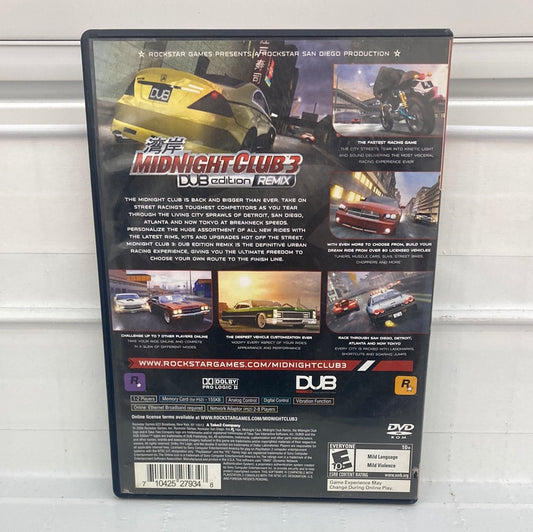 Midnight Club 3 Dub Edition Remix [Greatest Hits] - Playstation 2