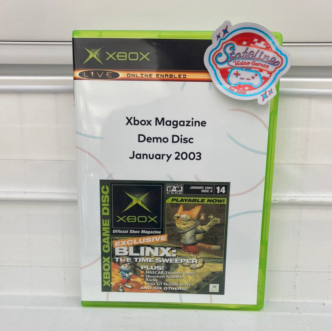 Xbox Magazine Demo Disc January 2003 - Xbox