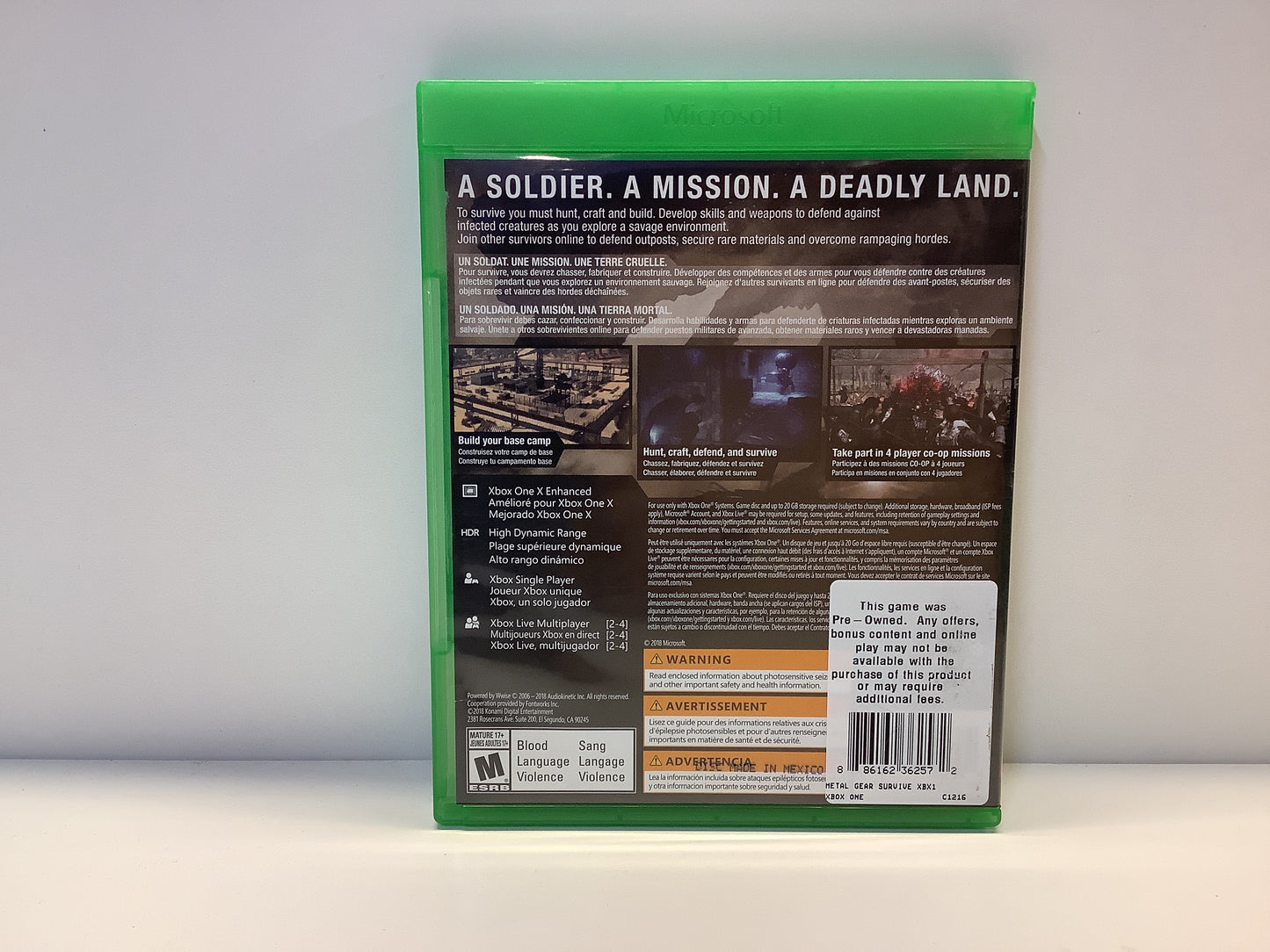 Metal Gear Survive - Xbox One