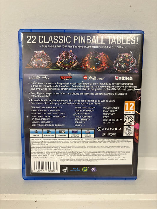 The Pinball Arcade [PEGI] - PlayStation 4