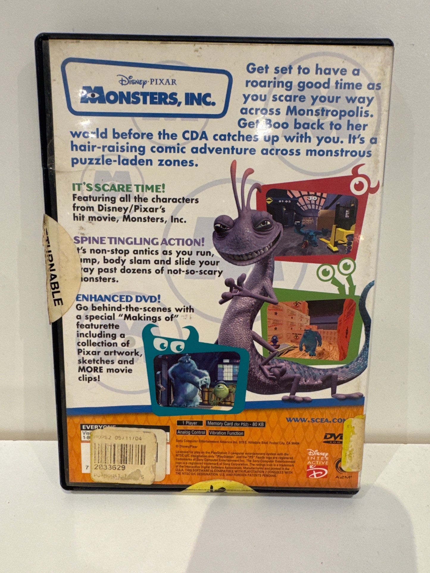 Monsters Inc - Playstation 2