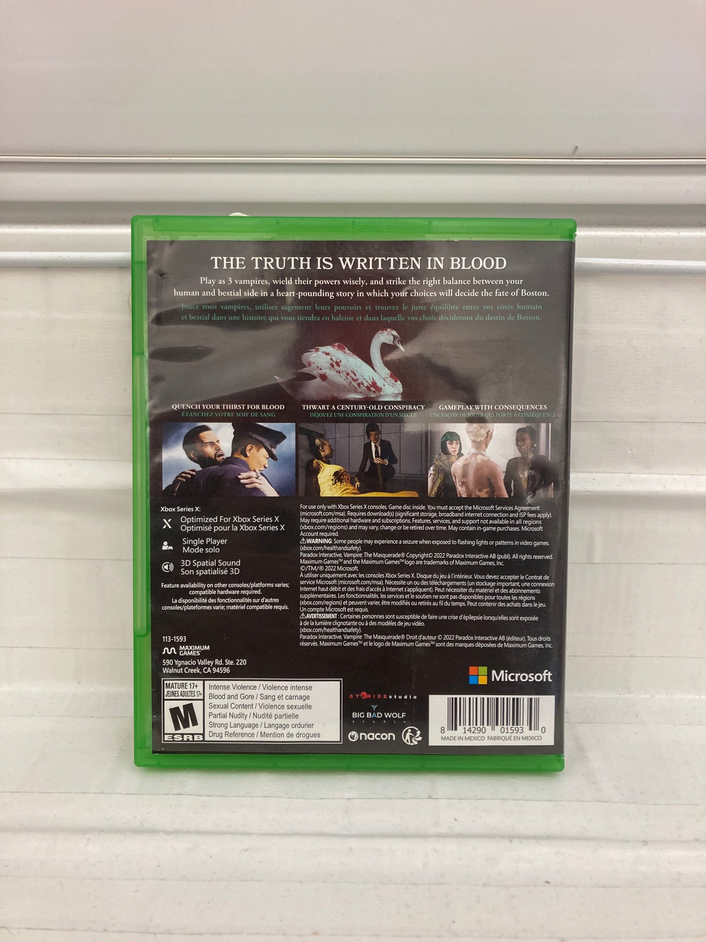 Vampire: The Masquerade Swansong - Xbox Series X