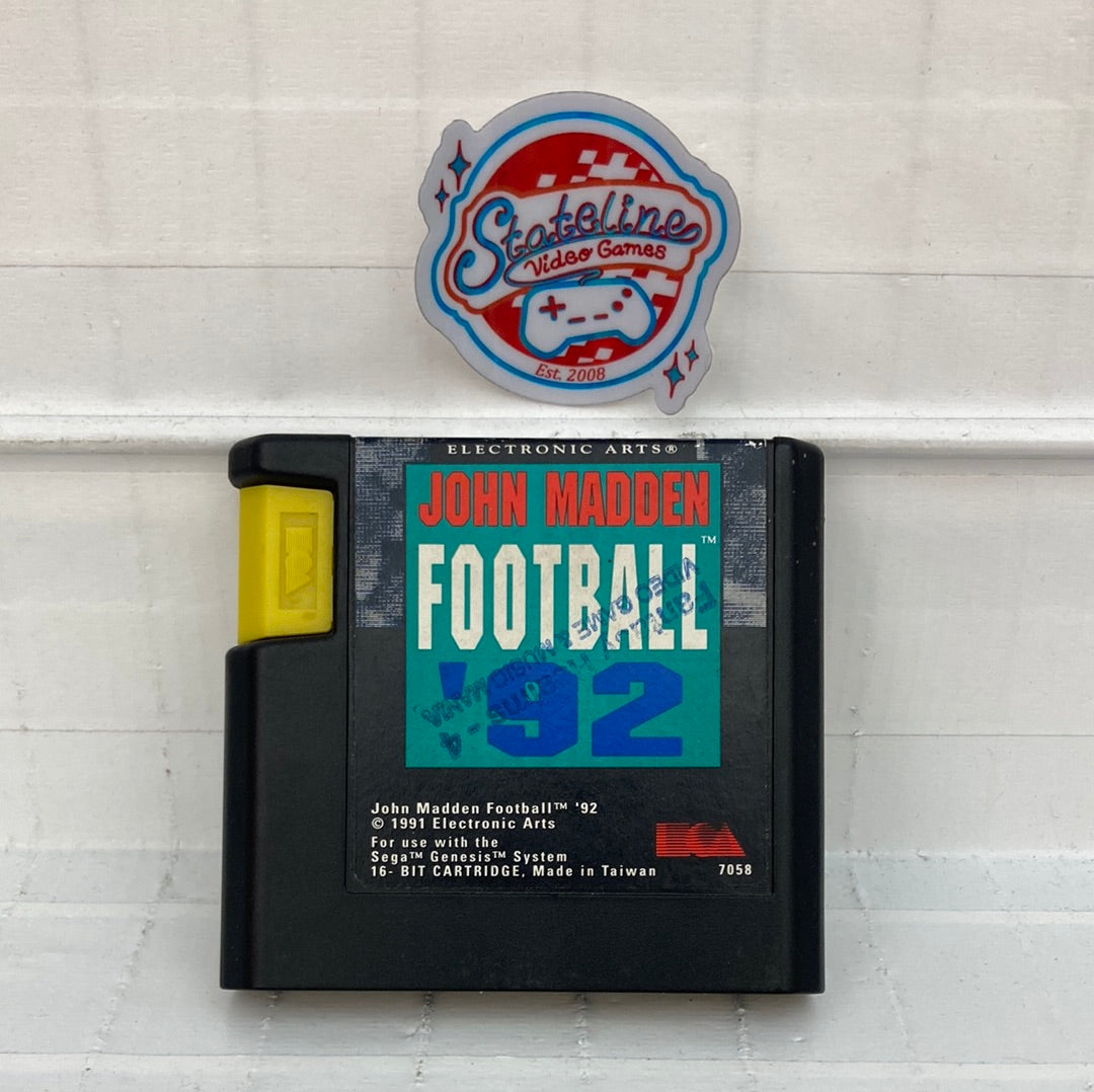 John Madden Football '92 - Sega Genesis