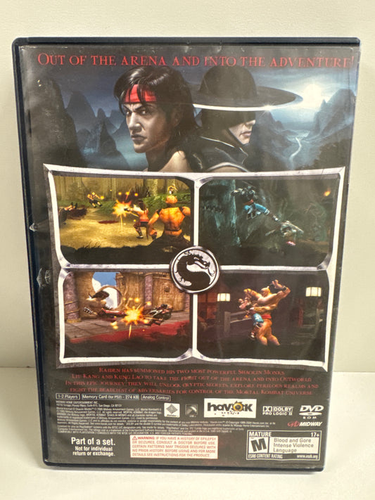 Mortal Kombat Shaolin Monks - Playstation 2