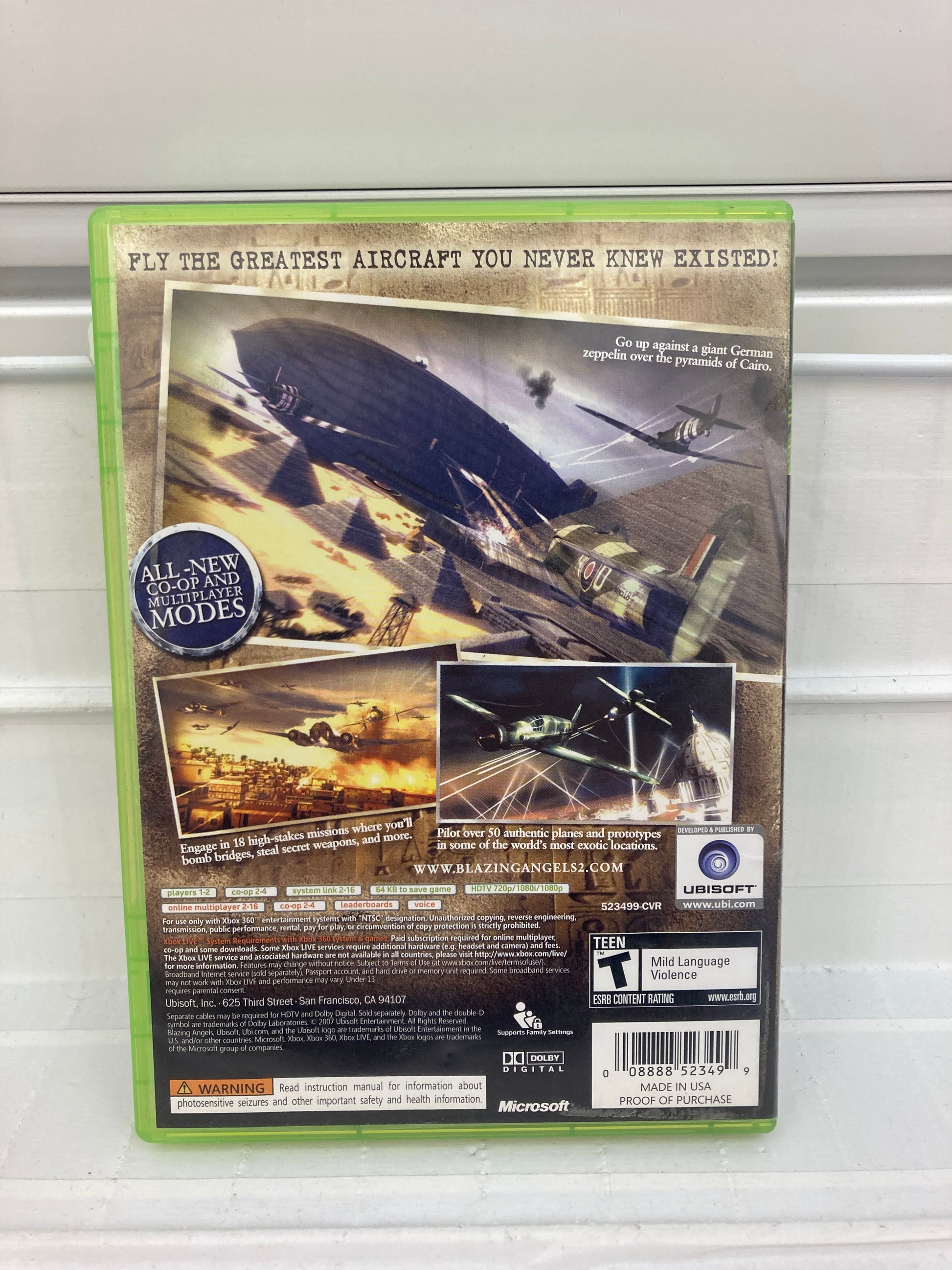 Blazing Angels 2 Xbox 360 - En Español | Meses sin interés Blazing Angels 2 Xbox 360 - En Español | Meses sin interés