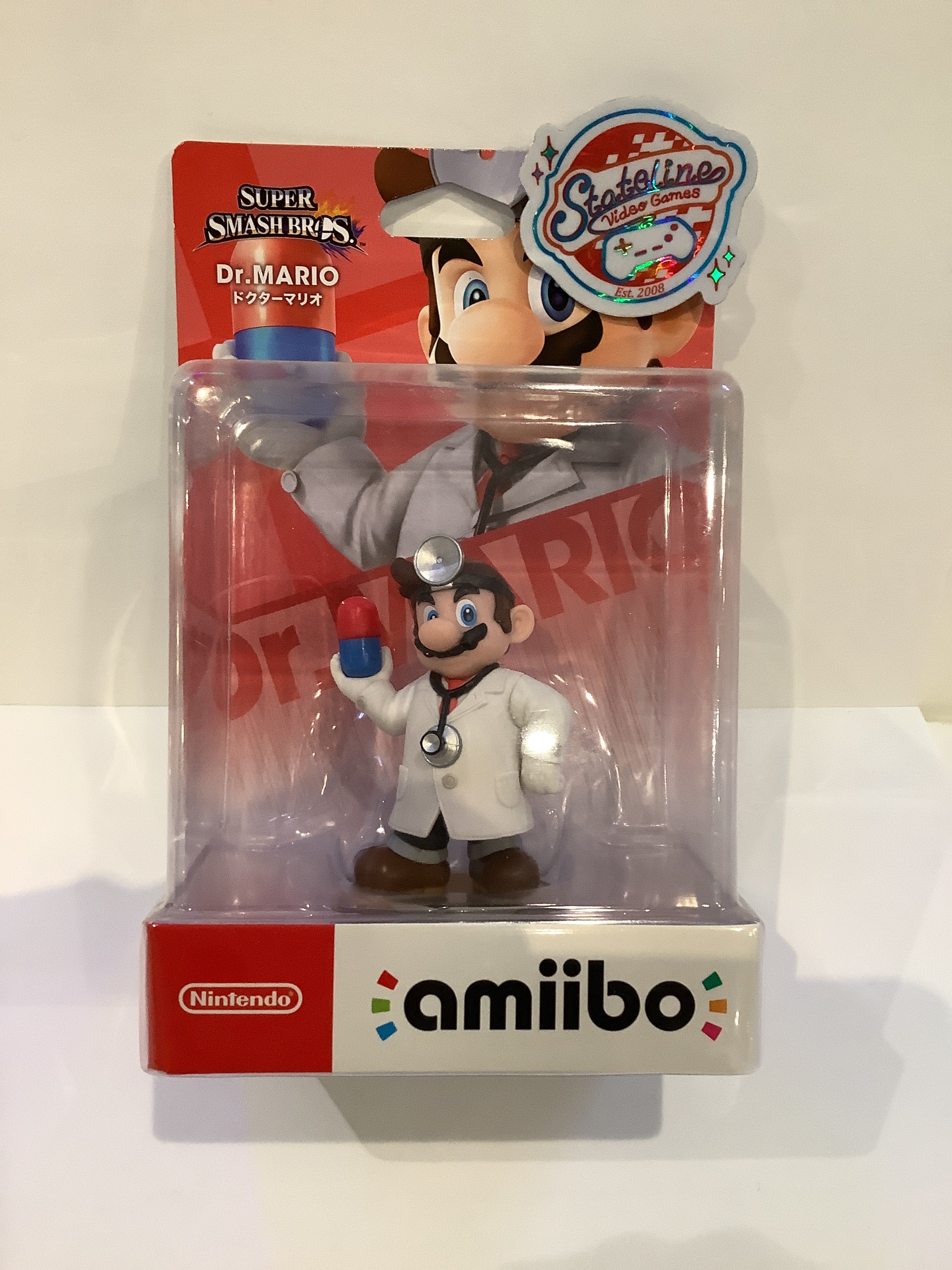 Nintendo Dr. Mario Super hot Smash Bros. amiibo Figure