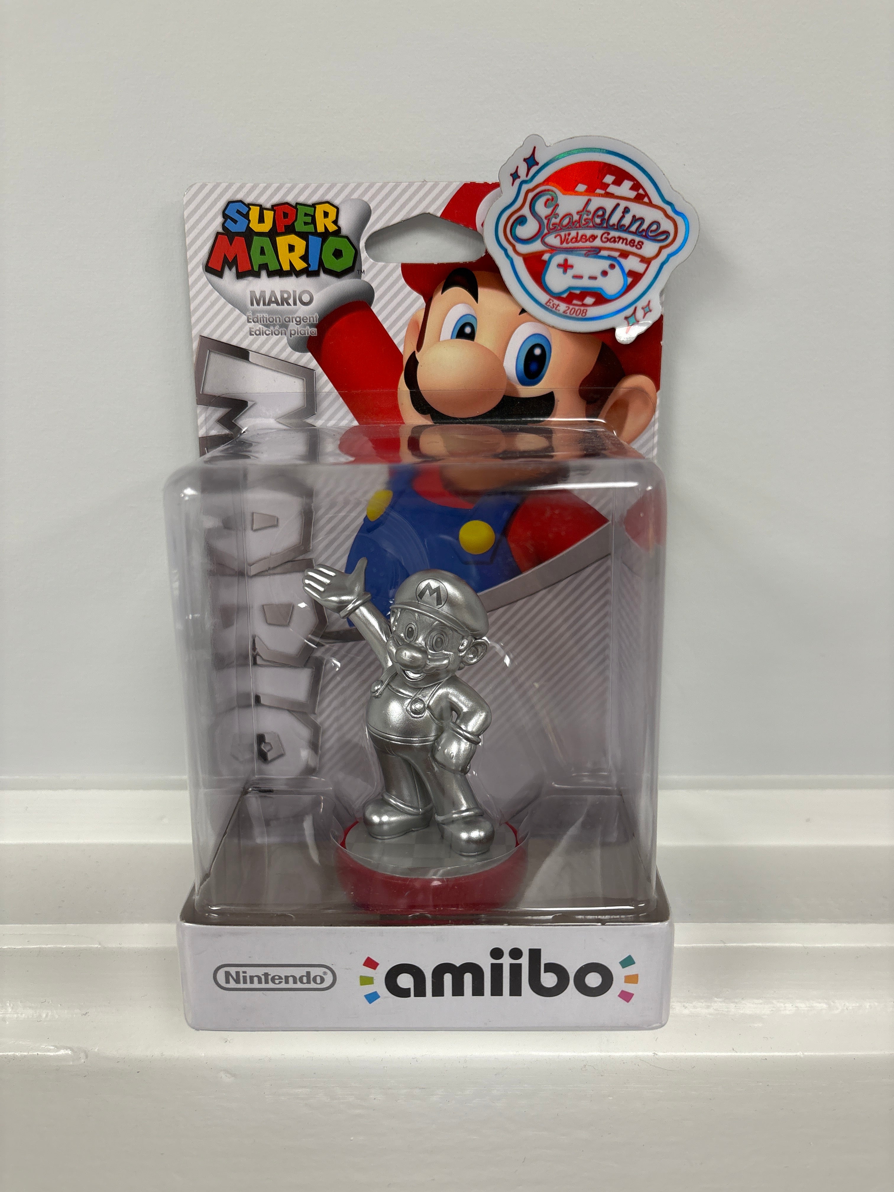 Mario - Silver - Amiibo – Stateline Video Games Inc.
