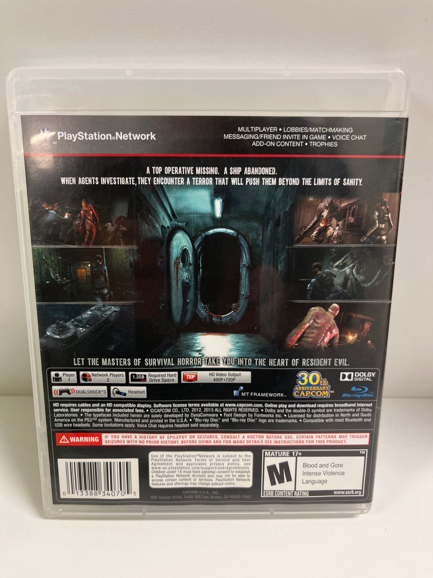 Resident Evil Revelations - Playstation 3