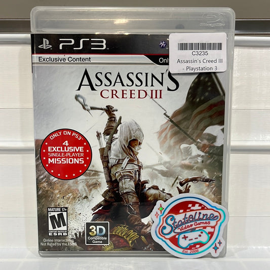 Assassin's Creed III - Playstation 3