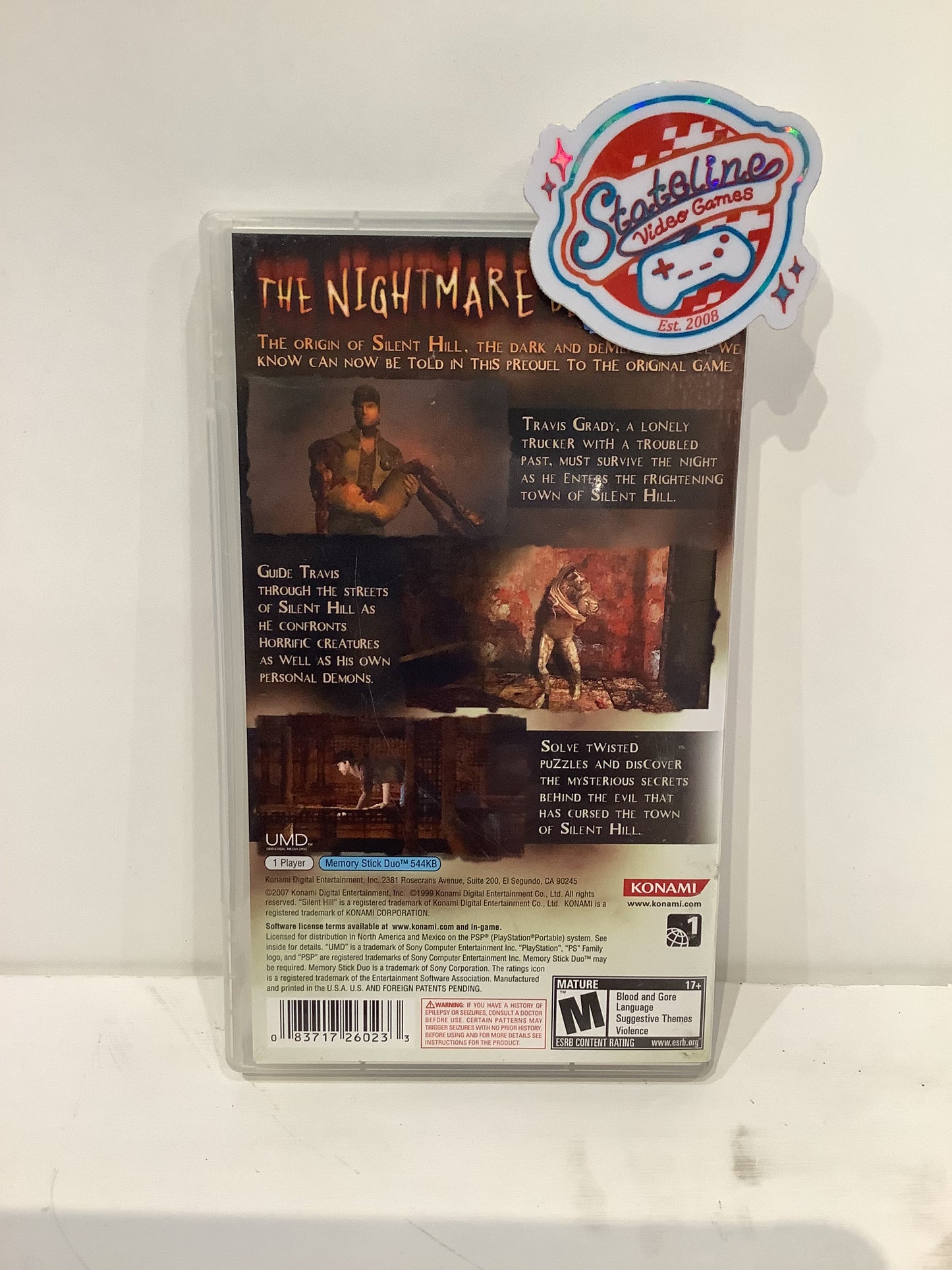 Silent Hill Origins - PSP